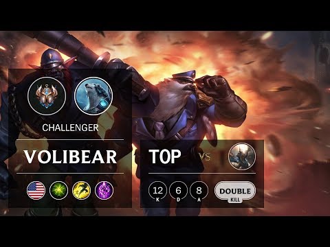 Volibear Top vs Pantheon - NA Challenger Patch 9.20