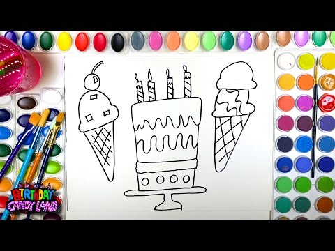 Learn Colors for Kids and Hand Color this Watercolor Paint