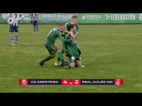 Resumen #PrimeraFederación | CD Arenteiro 6-3 Real Avilés Ind | Jornada 23 | Temporada 2025/26