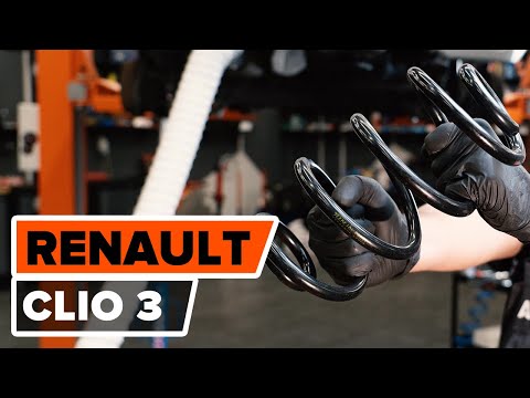 How to change rear springs on RENAULT CLIO 3 [TUTORIAL AUTODOC]