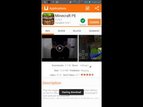 How to update minecraft 0.8.0 into 0.10.4