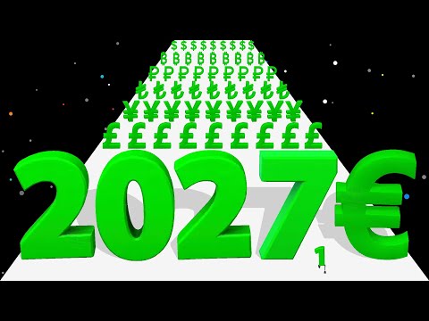 DIGIT SHOOTER - Level Up Numbers ▶ All Currency: Dollar, Euro, Pound, Bitcoin, Won, Lira, Yen, Ruble