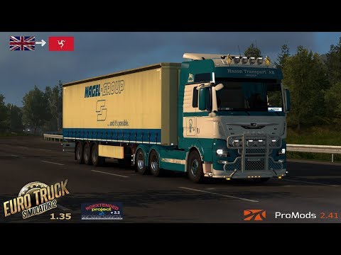 ETS2 1.35 I My Trucking Diary - Episode #175 I Newcastle to Douglas I Promods 2.41, RoEx 2.2