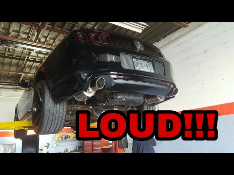 2013 Mustang V6 Roush axle back exhaust