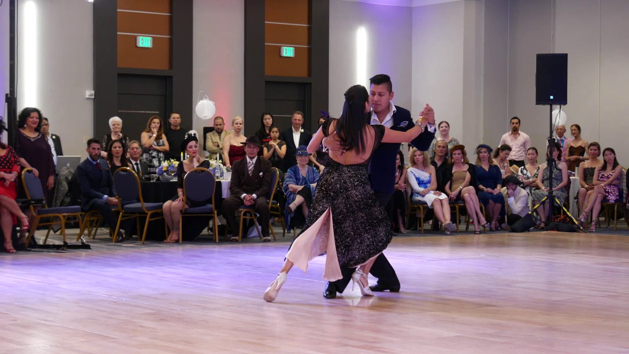 Maria Ines Bogado and Jorge Lopez at Nora's Tango Week 2017 Tango Demo 3/4