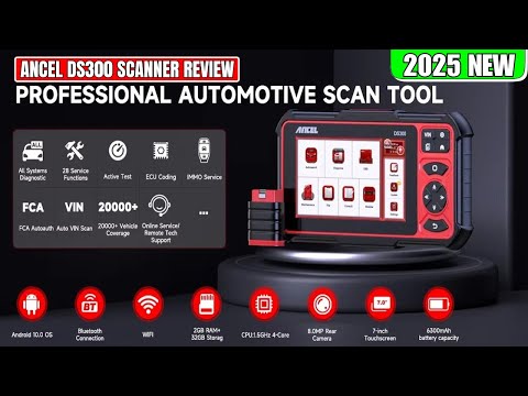 ANCEL DS300 Professional Bidirectional Scanner-thumb-1