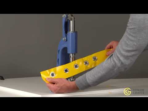 Kniehebelpresse - DIN-Ösen professionell und solide anbringen