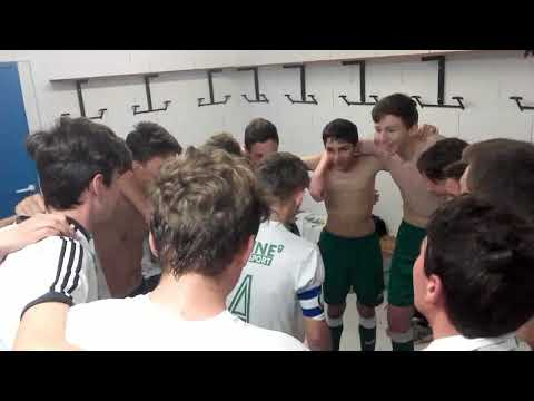 1er tour de coupe U17 ,dans les vestiaires