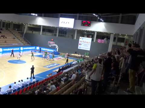 Atmosfera na koszu w półtorej minuty! Astoria Bydgoszcz - Legia Warszawa 59-101 (1 liga)