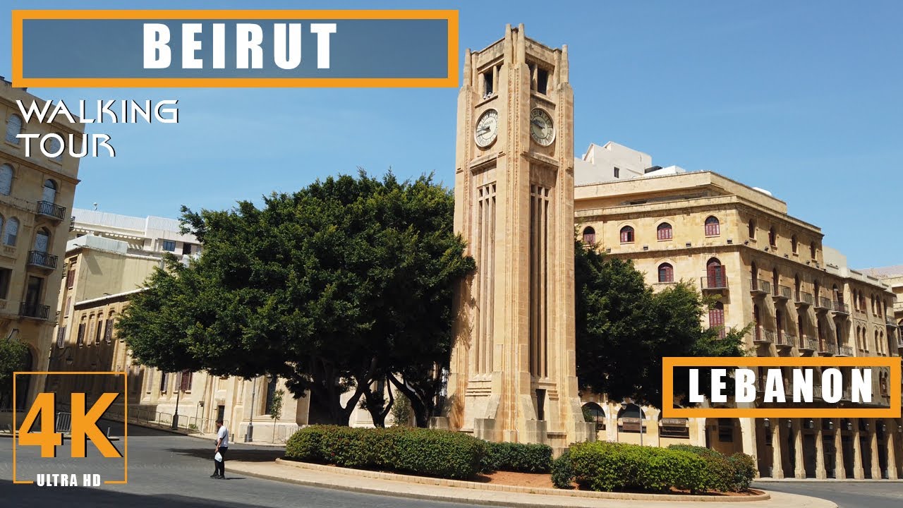 Immersive street-level walking tour through Beirut, Lebanon, showcasing authentic urban landscapes, local architecture, and the vibrant atmosphere of the city's neighborhoods