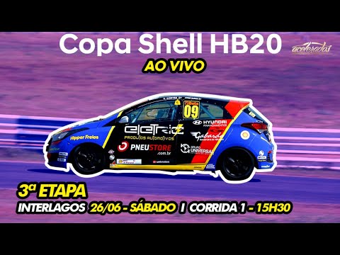 Copa Shell HB20 2021 - 3ª Etapa | CORRIDA 1 | Interlagos | Sábado, 26/06, às 15h30