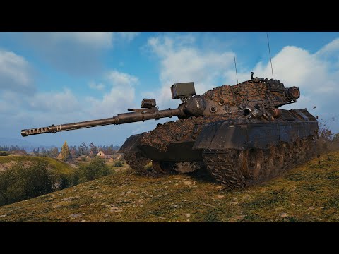 Leopard 1 - 1 HP left - 10,4K Damage - 8 Kills - World of Tanks
