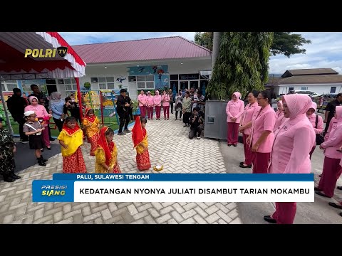 NYONYA JULIATI SIGIT PRABOWO RESMIKAN GEDUNG TK BHAYANGKARI DAERAH SULAWESI TENGAH