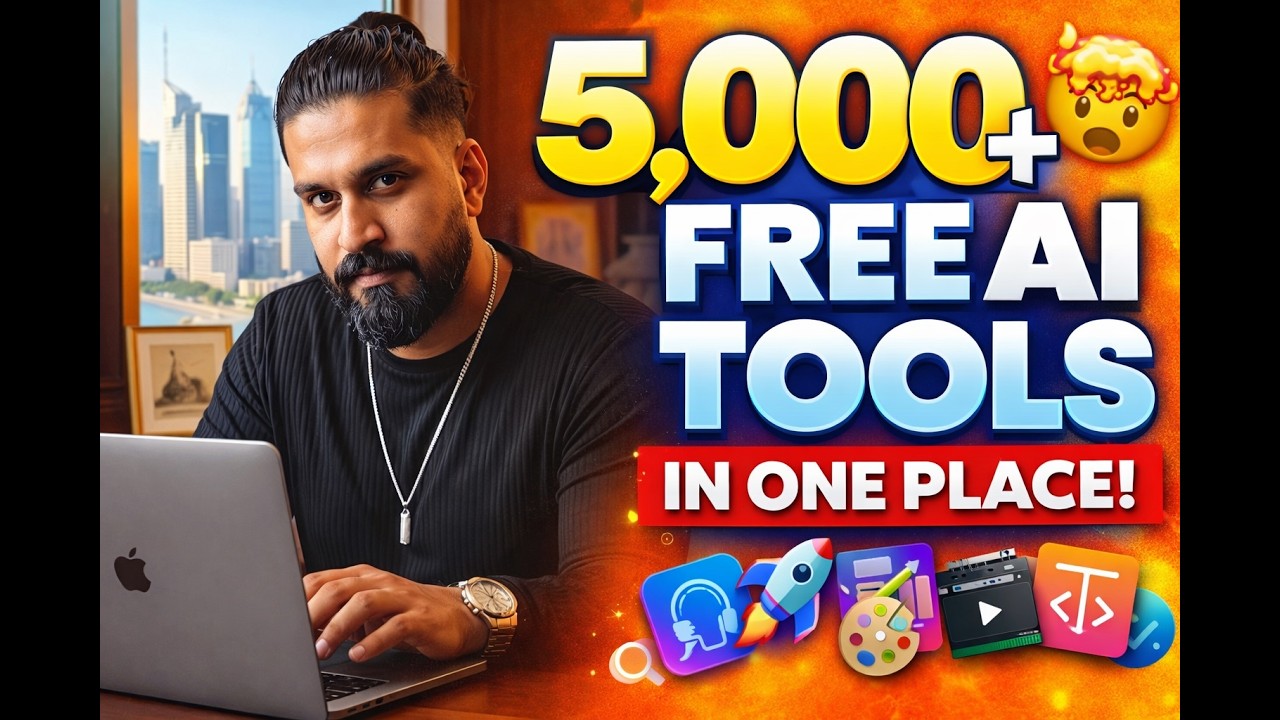 5,000+ FREE AI Tools in ONE Place 🤯 | The Ultimate AI Toolbox You Need!