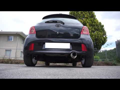 HKS Hi-Power Muffler on Yaris TS 2ZR-FE 1.8 ZSP90