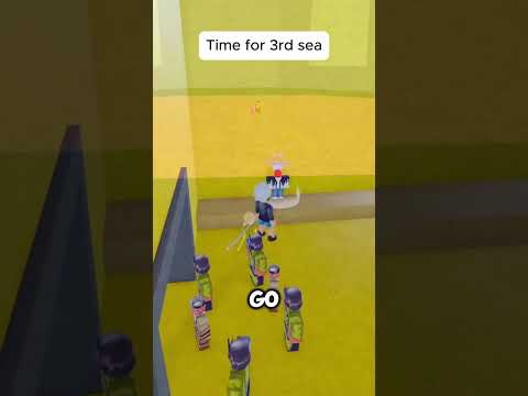 How to enter 3rd sea in Blox Fruits Roblox. #roblox #bloxfruits #shorts
