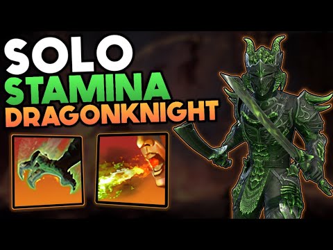 The Best Stamina Dragonknight Build - Solo Even Dungeons | ESO - Update 45