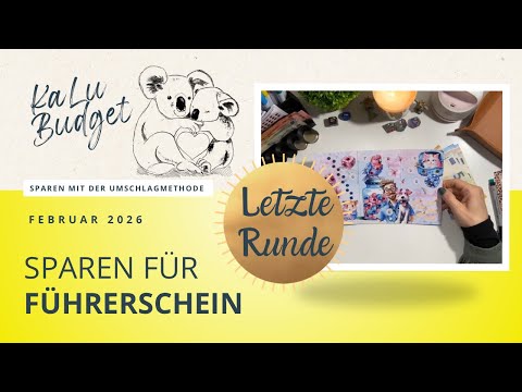 XXL Savings for Driver's License | 02/26 Round 2 | €200 Budget | Dissolve Binder 🤩 #envelopemethod