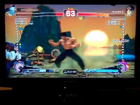 SSF4 AE v2012 Ranked - umataro42 (Vega) vs brucelee-KID (Fei Long) 02
