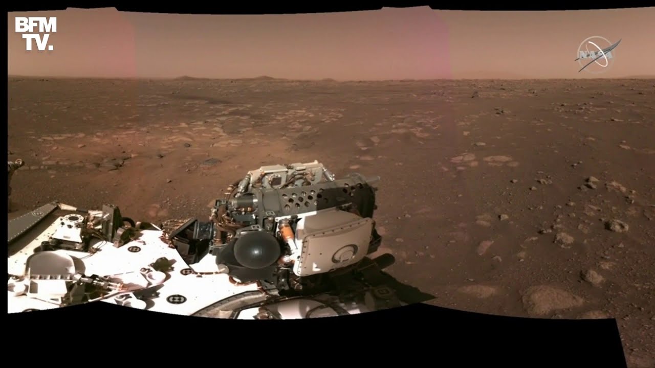 Les images historiques et le tout premier son enregistré sur Mars par le rover Perseverance