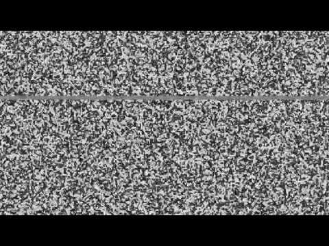 TV white noise static footage & sound (royalty free) 4K