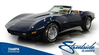 Video Thumbnail for 1973 Chevrolet Corvette Convertible