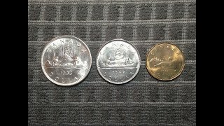 Canadian Silver Dollars | One Dollar Coins