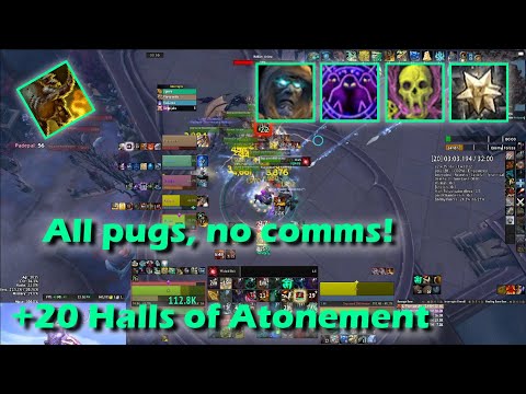 +20 Halls of Atonement Brewmaster Monk PoV - Necrotic Spiteful Tyrannical Encrypted