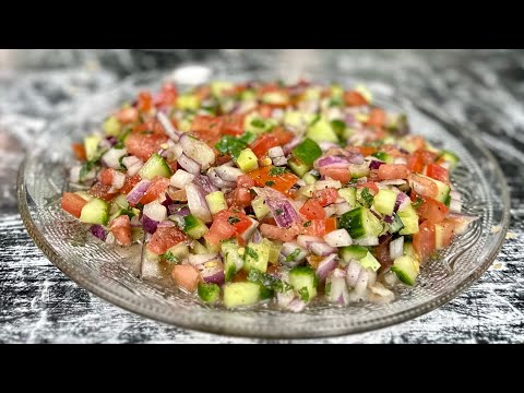 Salade pleine de fraicheur et de saveur en seulement 5 min 🥗