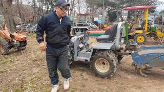 Abc tractor.경운기핸들트렉터.경운기트렉트.abc 트렉트후방힌지.