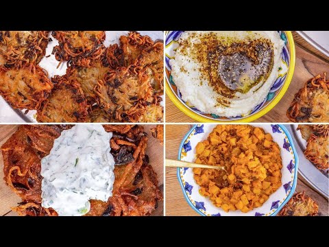 Potato-Leek Latkes + 3 Sauces For Hanukkah By Michael Solomonov