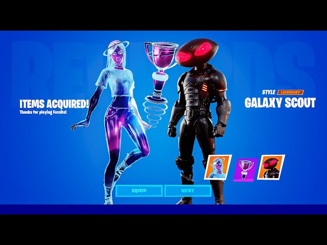 Fortnite Galaxy Scout Skin Gameplay Leaked New Free Skin