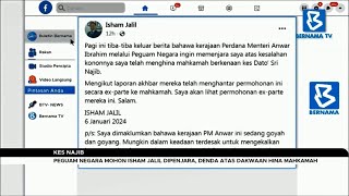 Download lagu Kes Najib: Peguam Negara mohon Isham Jalil dipenjara, denda atas dakwaan hina mahkamah mp3