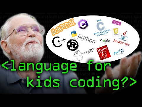 Scratch? Python? C? Kernighan on Languages for Kids Coding - Computerphile
