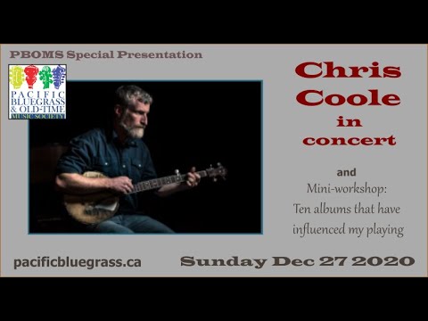 PBOMS Special Presentation:  Chris Coole in Concert