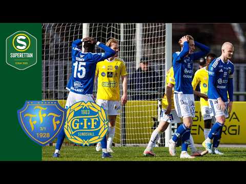 Falkenbergs FF Fotbollförening Falkenberg 1-0 GIF Gymnastik- och Idrottsföreningen Sunds...