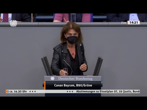 IRRSINN CANNABIS GRÜNINNEN - REDE CANAN BAYRAM ( GRÜNE ) AM 2.JUNI IM DEUTSCHEN BUNDESTAG IN BERLIN