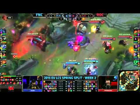 Fnatic Febiven Xerath VS Roccat Vander Thresh Highlights   2015 EU LCS Spring W2D1