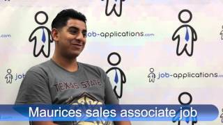 Maurices Interview - Sales Associate