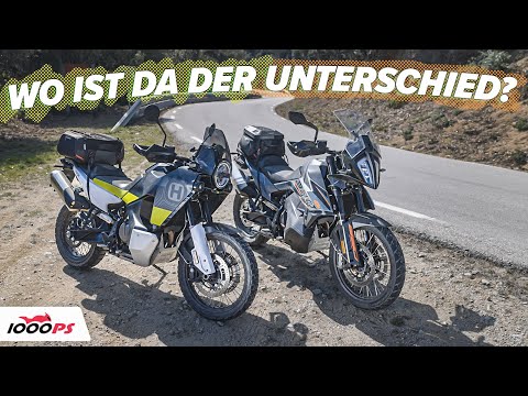 Außen anders, innen gleich? KTM 890 Adventure vs. Husqvarna Norden 901 2022 Motorrad Vergleich/Test