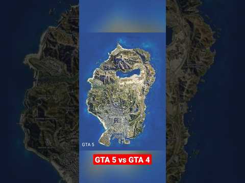 Evolution of GTA maps in GTA Games🌍 #shorts