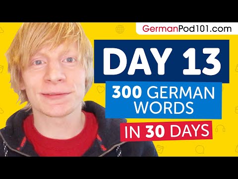 Day 1 10 300 Learn 300 German Words in 30 Days Challenge