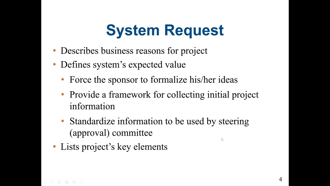 System Analysis and Design: What is a System Request and how to create System Request Document..