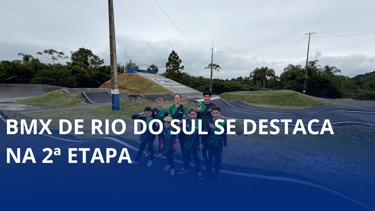 BMX de Rio do Sul se destaca na 2ª etapa do Campeonato Catarinense