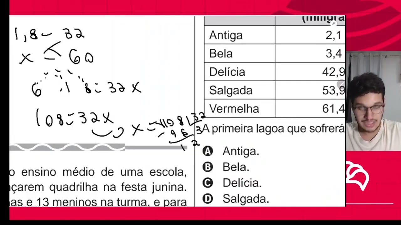 Resolução em Vídeo — Questão 160 ENEM 2017 PPL