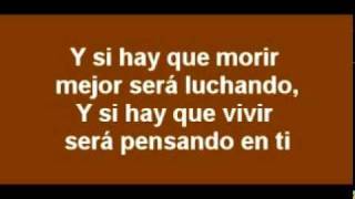 mago de oz - puedes contar conmigo letra