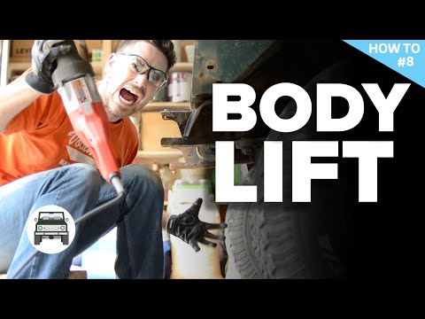 Black Billet Aluminum 3-inch Body Lift Kit, 66-77 Ford Bronco