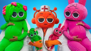 Pinki vs Vineria: Who gives birth first?! 😱👶| Incredibox Sprunki In Real Life
