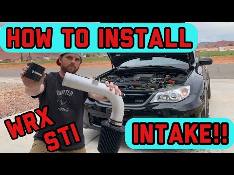 Install Intake Subaru WRX STI | How to tutorial | 2008 2009 2010 2011 2012 2013 2014 2018 2019 2020