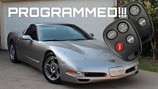 1997-2004 Corvette C5 key fob Programming!